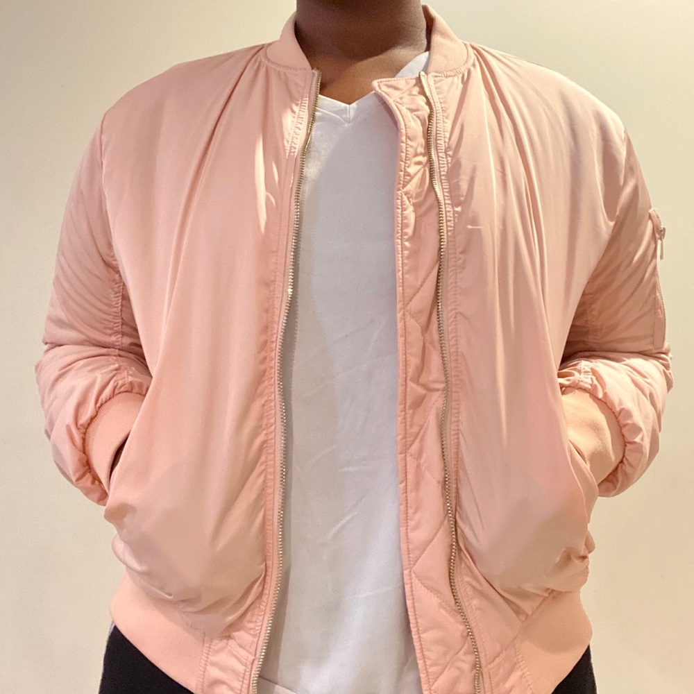H&M light bomber jacket